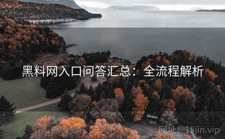 黑料网入口问答汇总：全流程解析