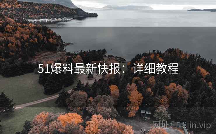 51爆料最新快报：详细教程
