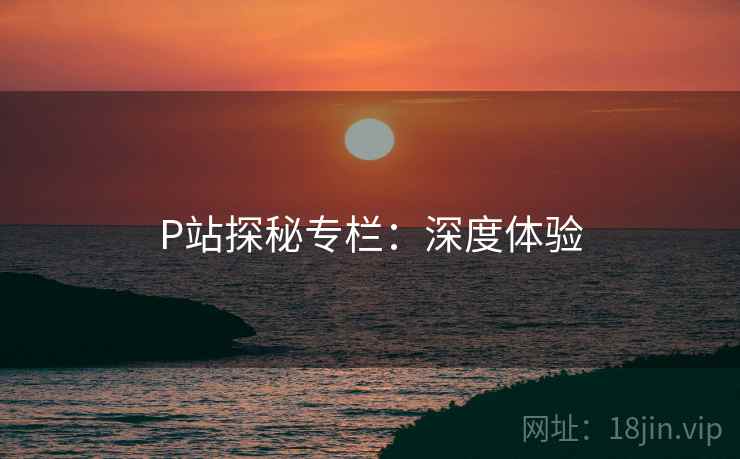 P站探秘专栏：深度体验