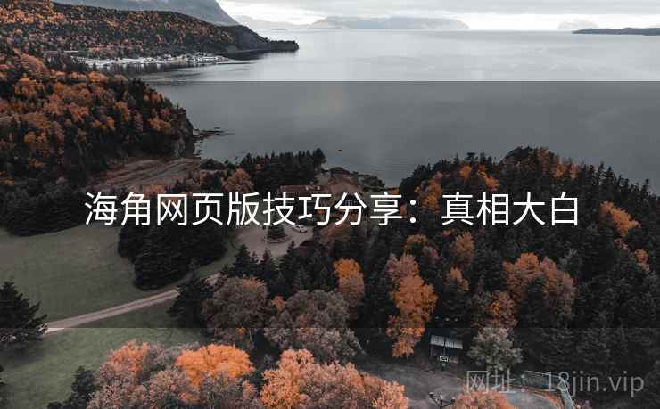 海角网页版技巧分享：真相大白