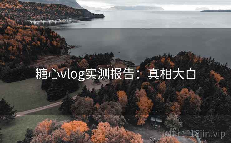 糖心vlog实测报告：真相大白